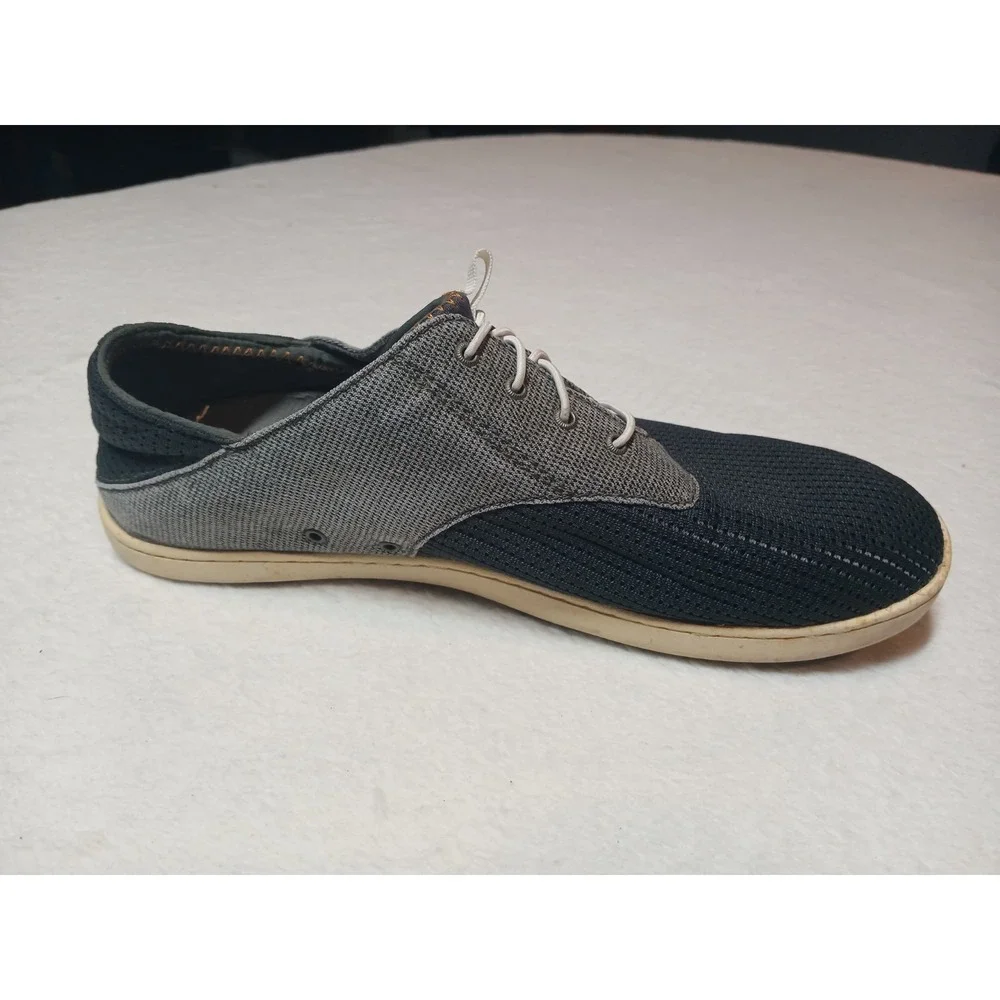Olukai Nohea Moku Mesh Grey Slip On Casual Boat Shoes Men's 9 Casual‎ Comfort
